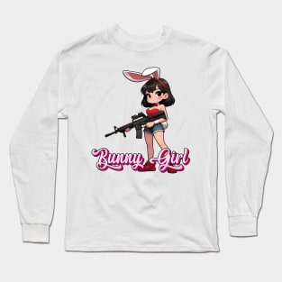 Tactical Bunny Girl Long Sleeve T-Shirt